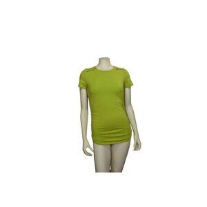 MICHAEL‎ KORS SHORT SLEEVE SIDE RUCHED SIDE TOP SZ SM